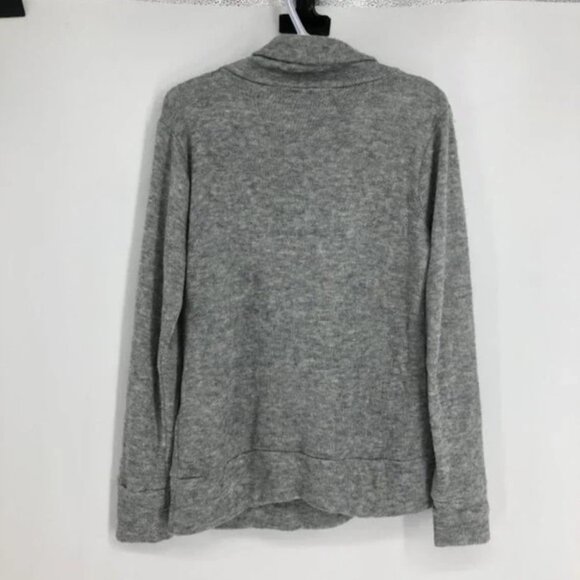Kavu Light Heathered Grey Sweetie Turtleneck Sweater size M - Picture 4 of 16